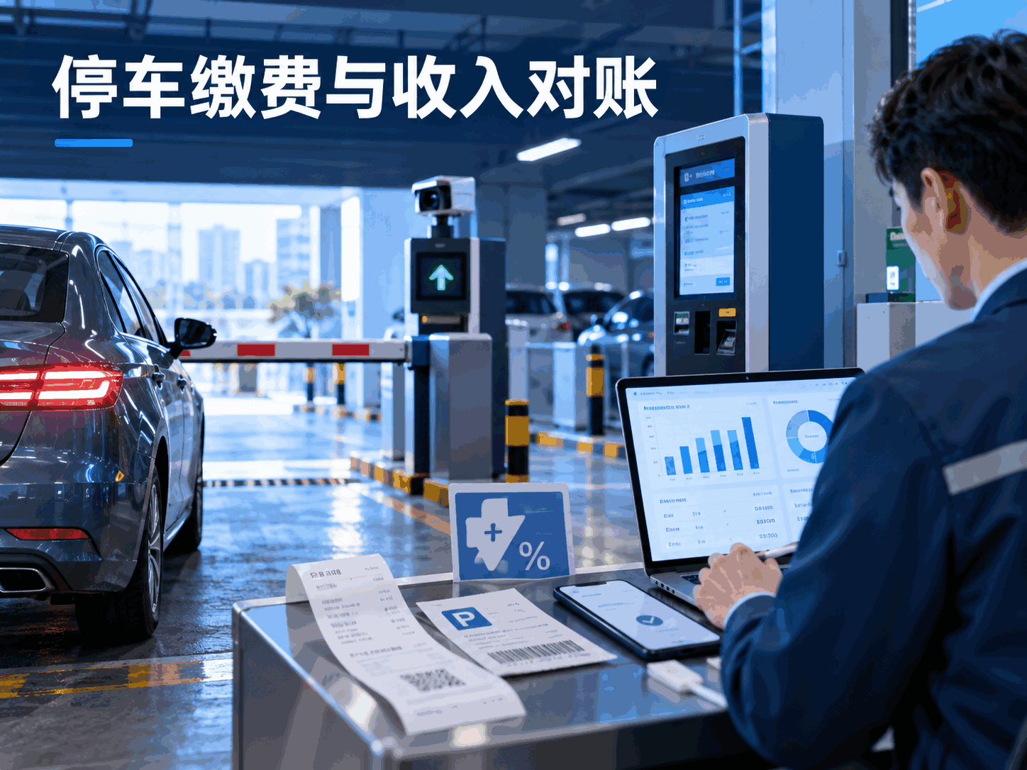 停车交易对账平台｜停车费、商户减免与渠道到账核对