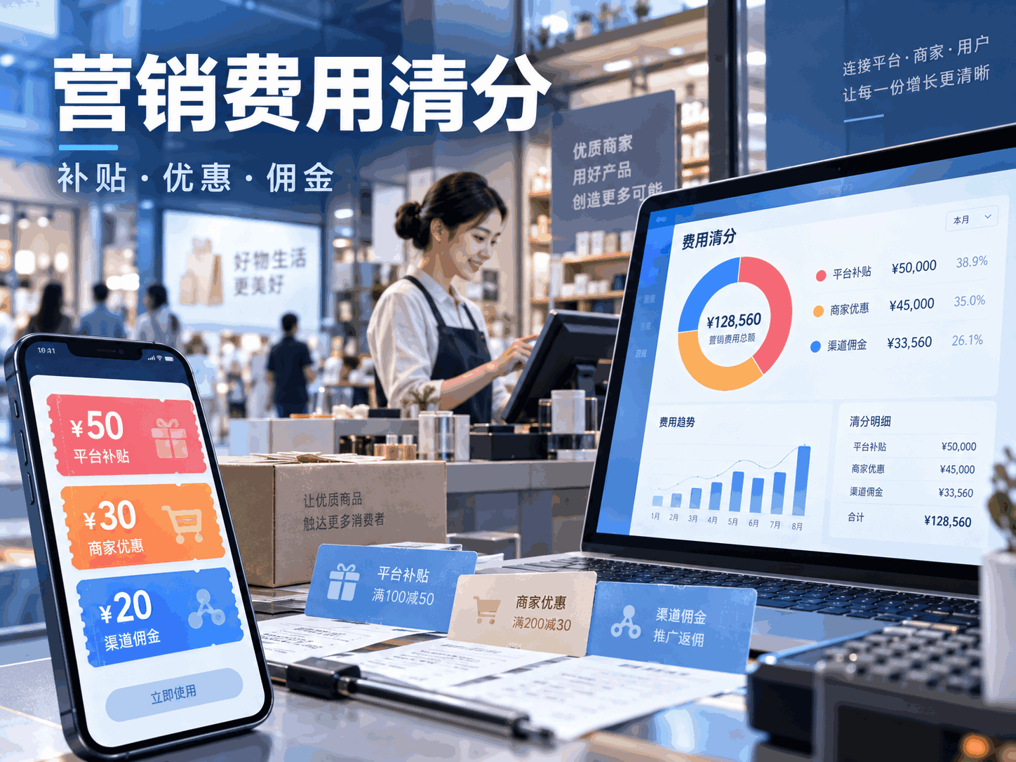 平台补贴、商家优惠与渠道佣金如何核算｜营销费用清分