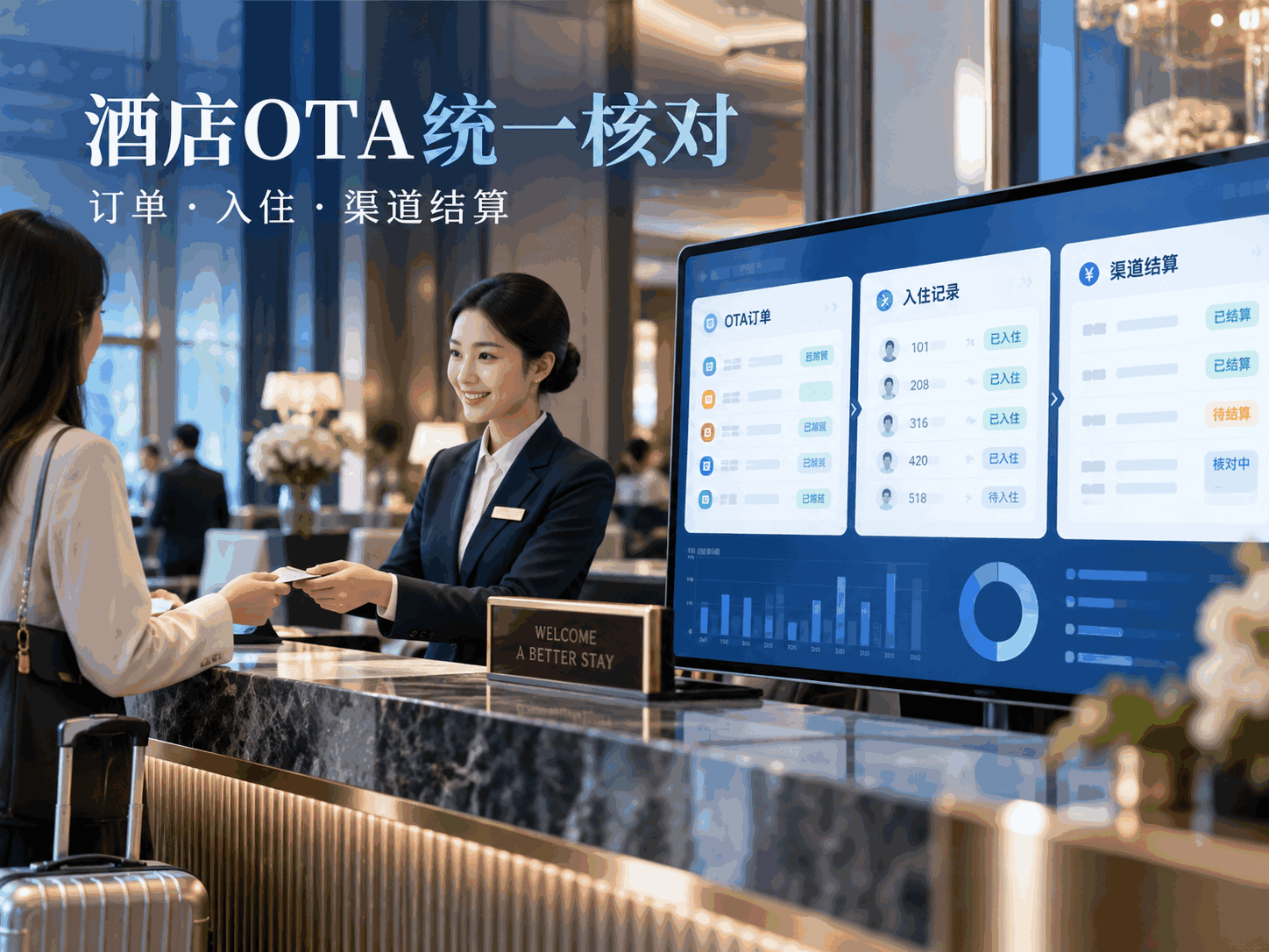 酒店OTA订单对账平台｜订单、入住与渠道结算统一核对